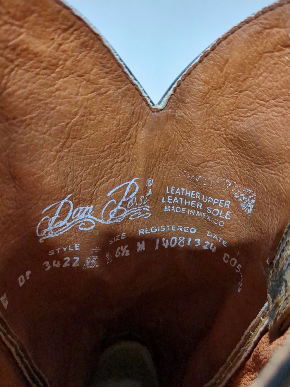 Dan Post Sidewinder Western Boots Women
Brown DP3422 Size 6.5 - Picture 7 of 7